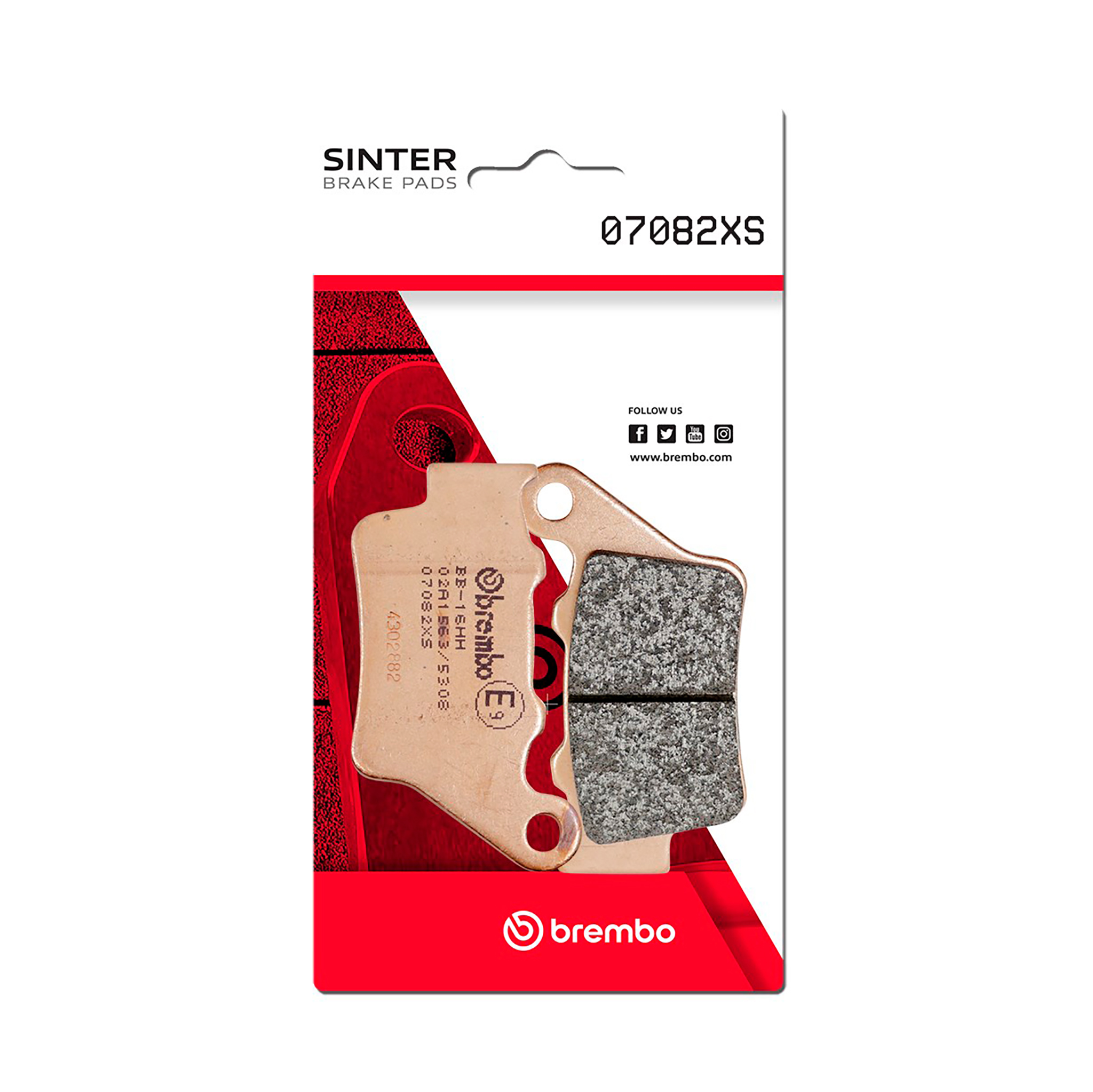 Brzdové obloženie BREMBO 07082XS