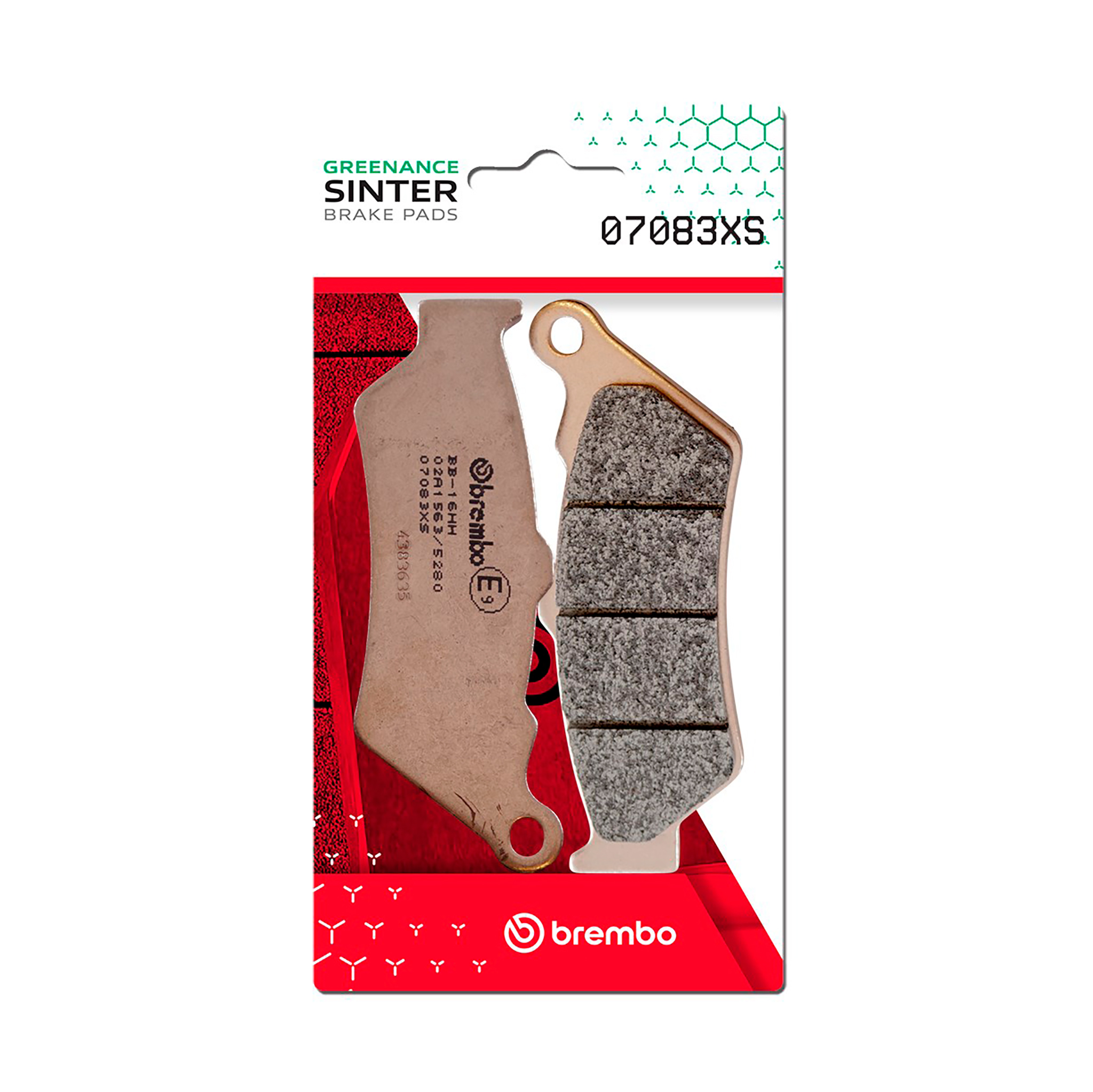 Brzdové obloženie BREMBO 07083XS pre BMW C1 125 2000-2003, BMW C1 200 2002-2004