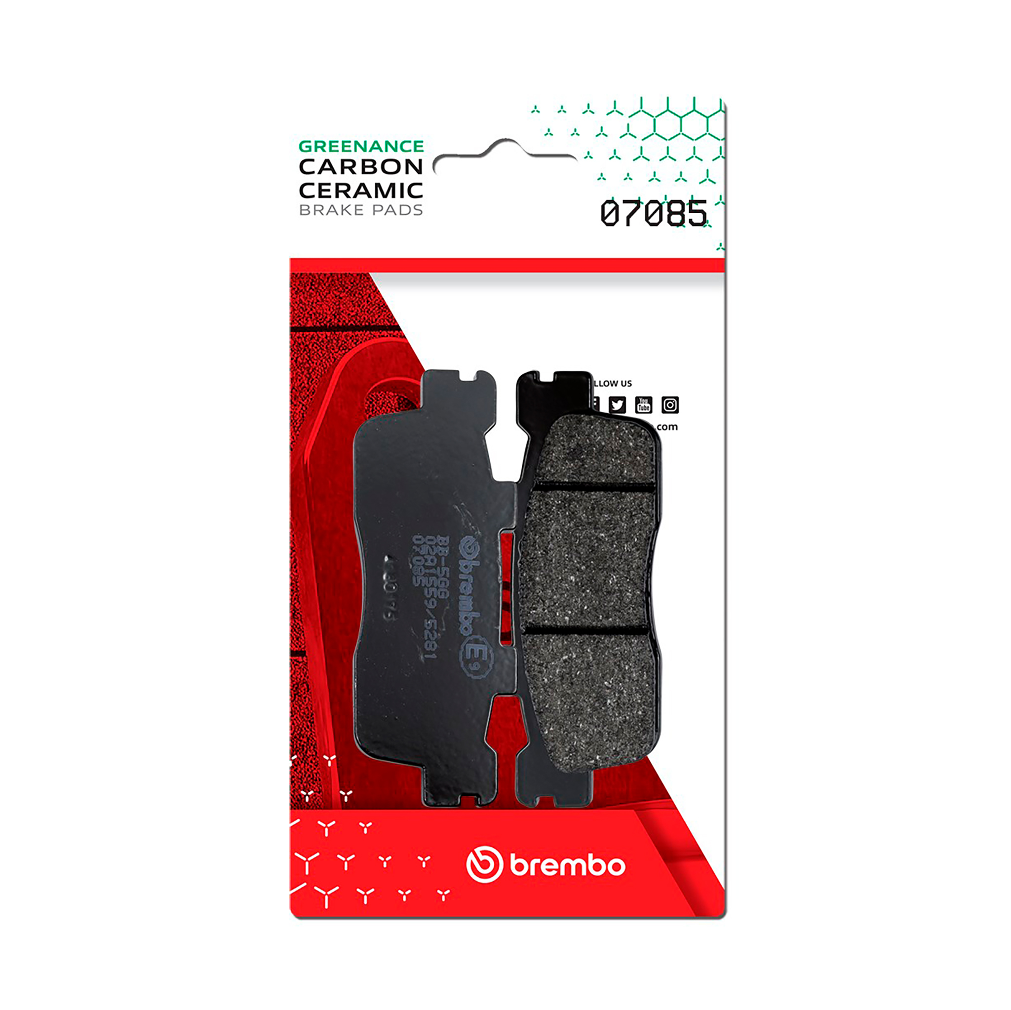 Brzdové obloženie BREMBO 07085 CC SCOOTER