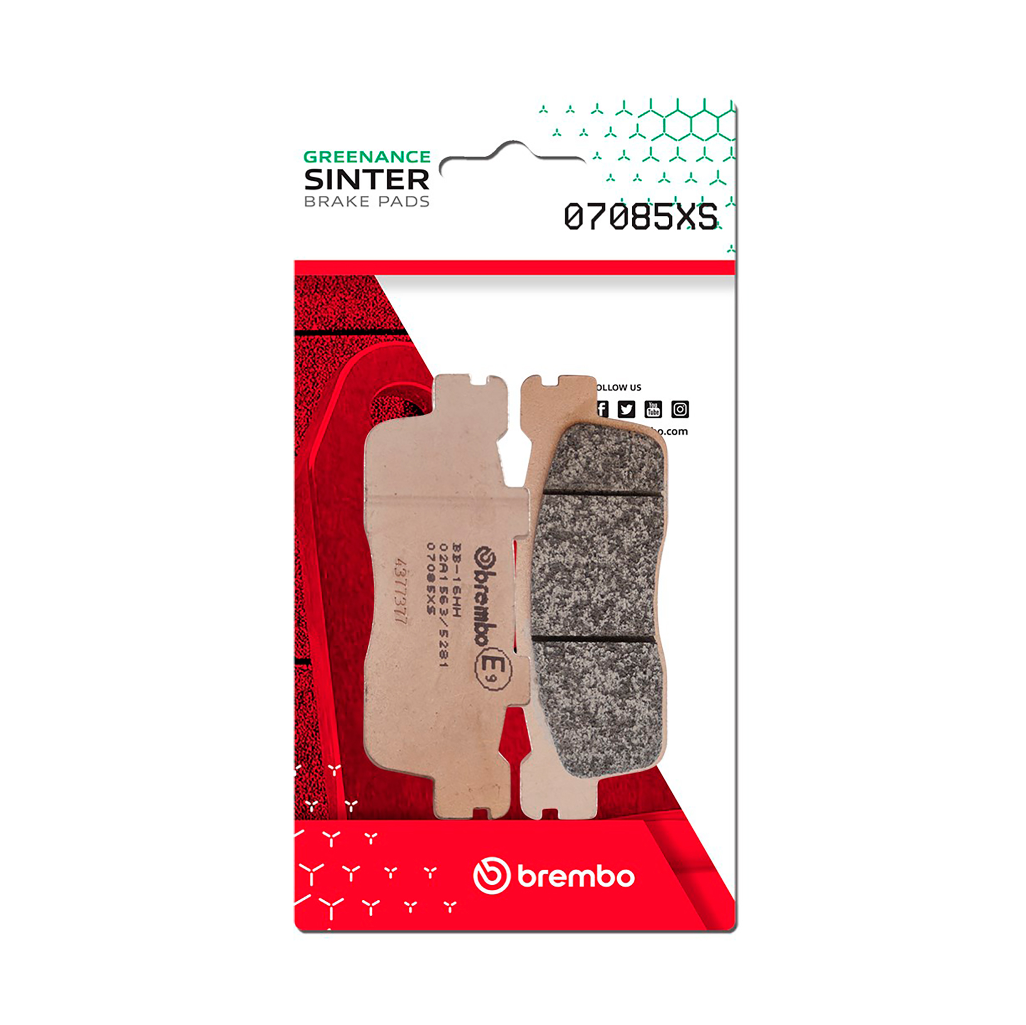 Brzdové obloženie BREMBO 07085XS