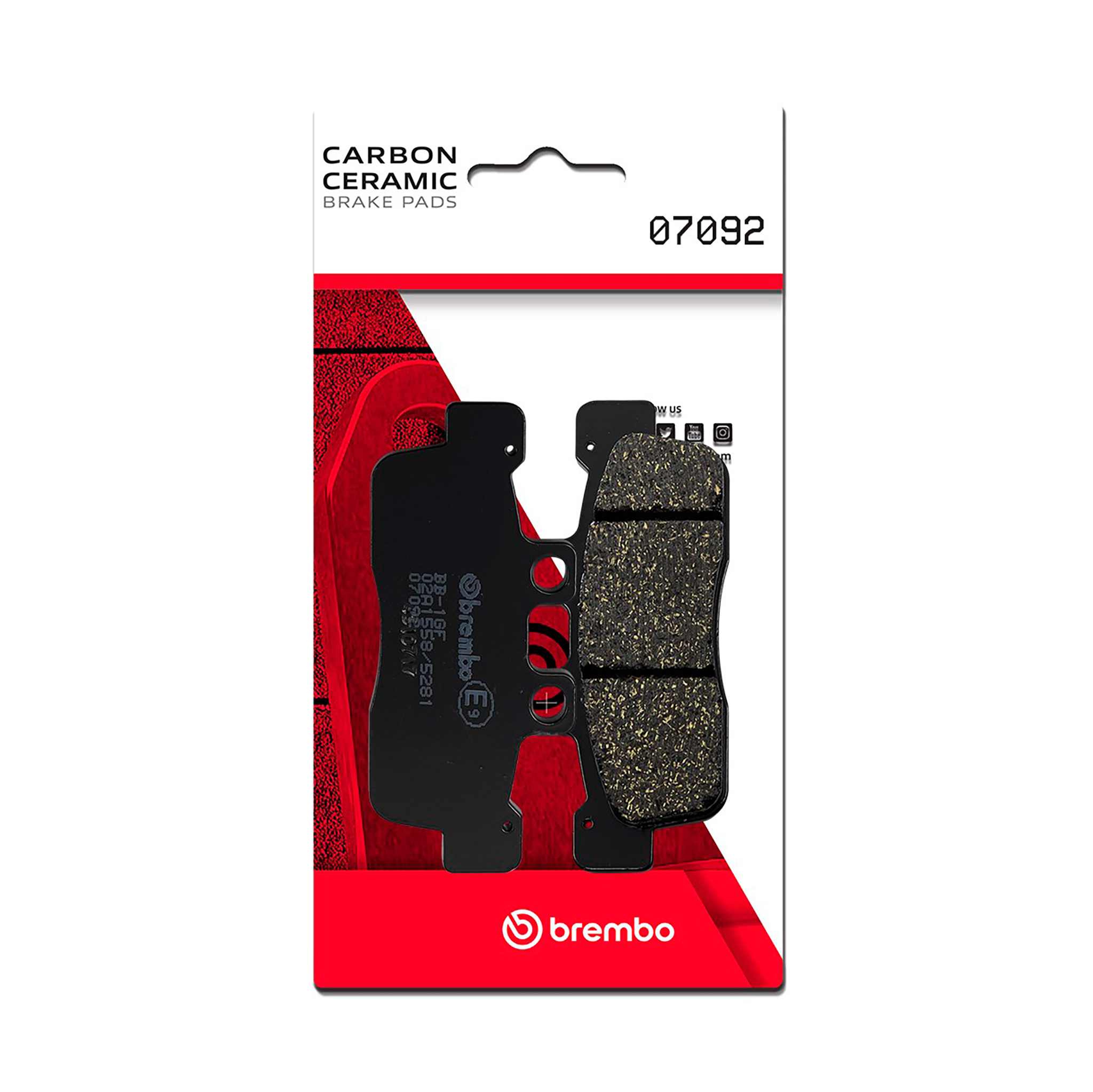 Brzdové obloženie BREMBO 07092 CC SCOOTER