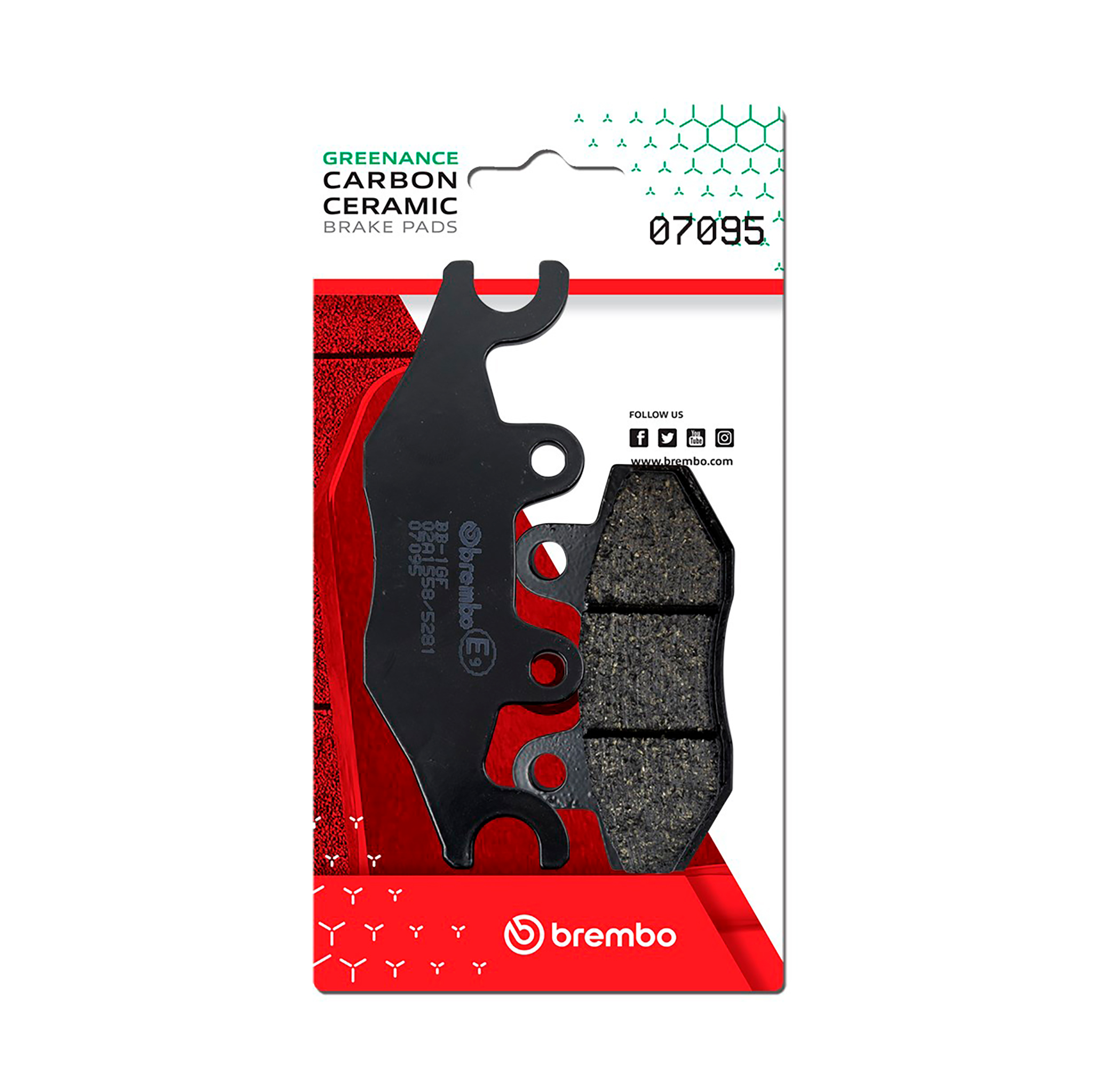 Brzdové obloženie BREMBO 07095 CC SCOOTER