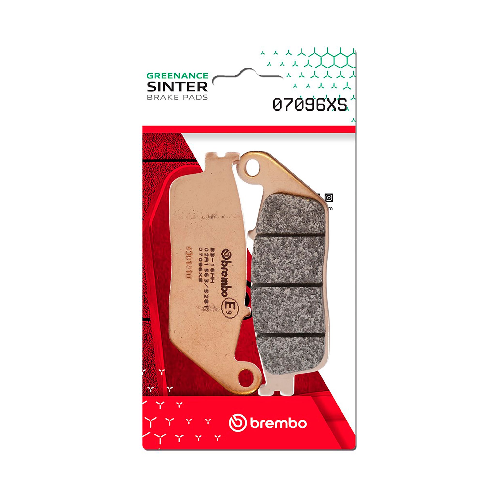 Brzdové obloženie BREMBO 07096XS