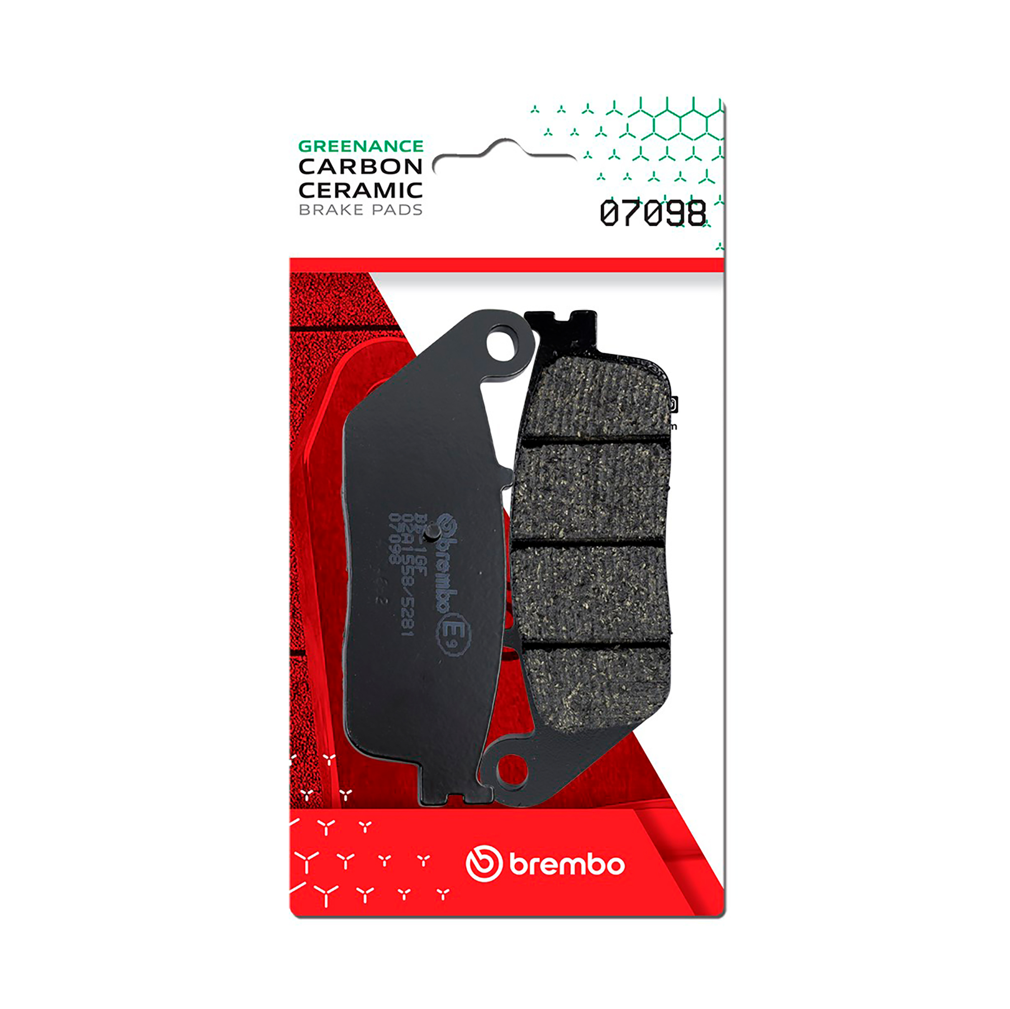 Brzdové obloženie BREMBO 07098 CC SCOOTER pre KYMCO Xciting 500 2004-2015, KYMCO Xciting 400 / S / VS 2012-2014