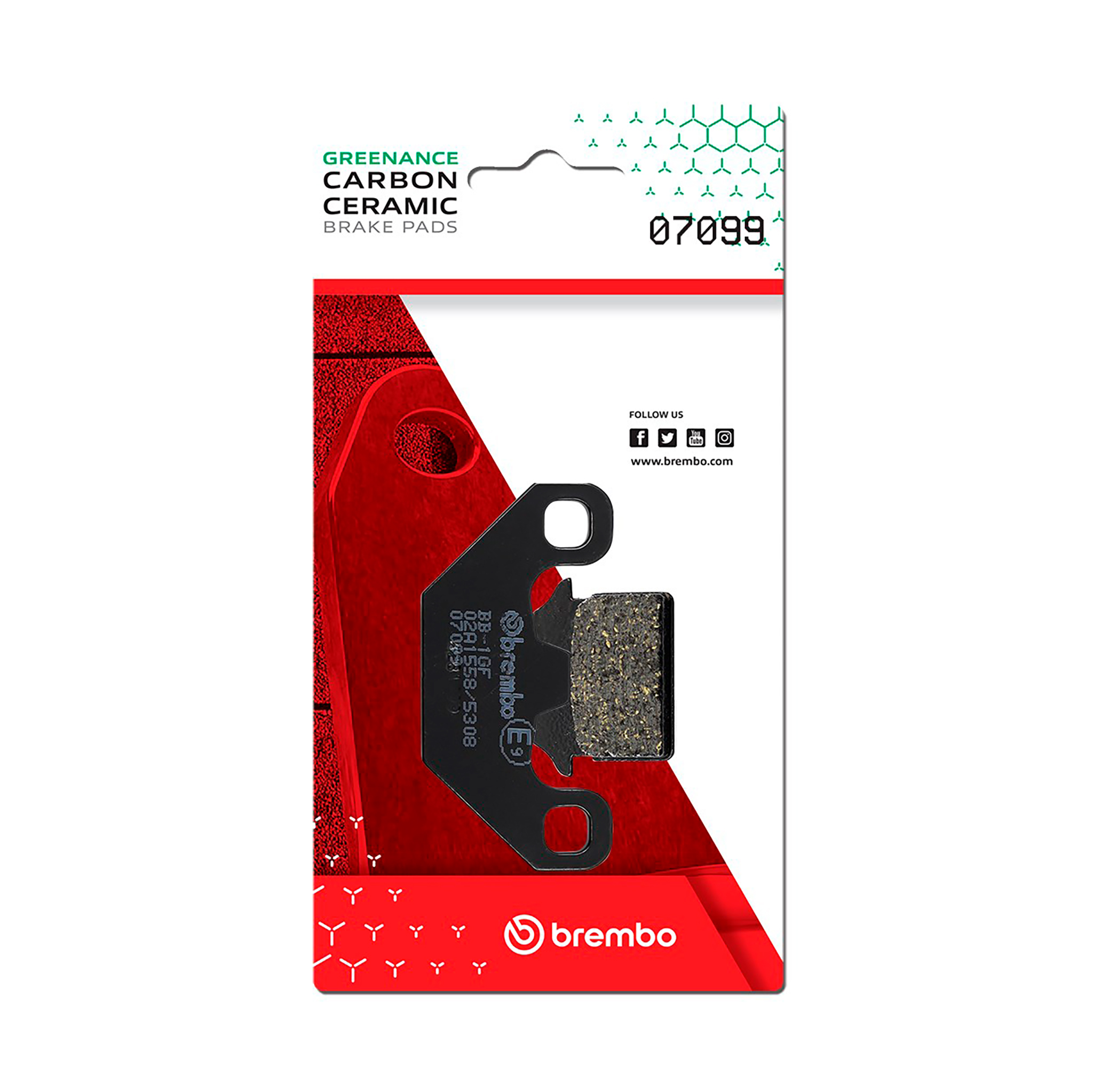Brzdové obloženie BREMBO 07099 CC SCOOTER