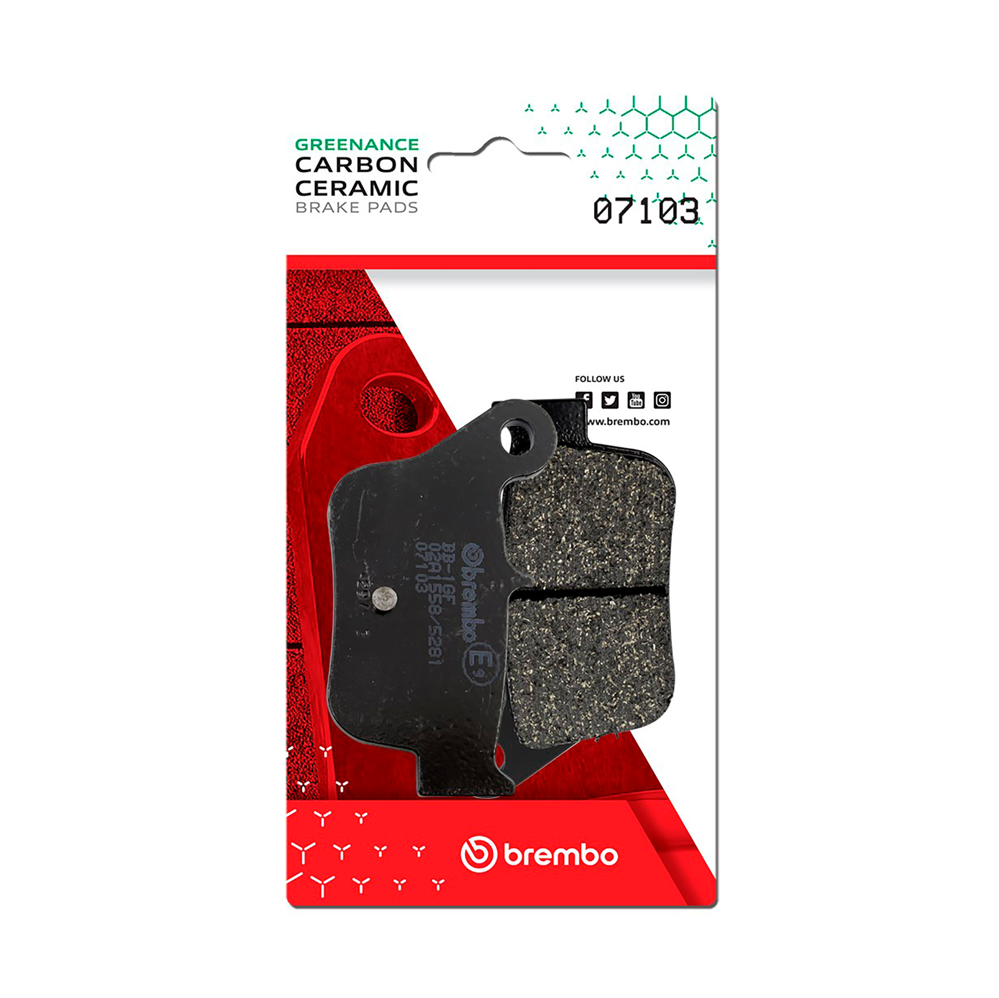 Brzdové obloženie BREMBO 07103 CC SCOOTER