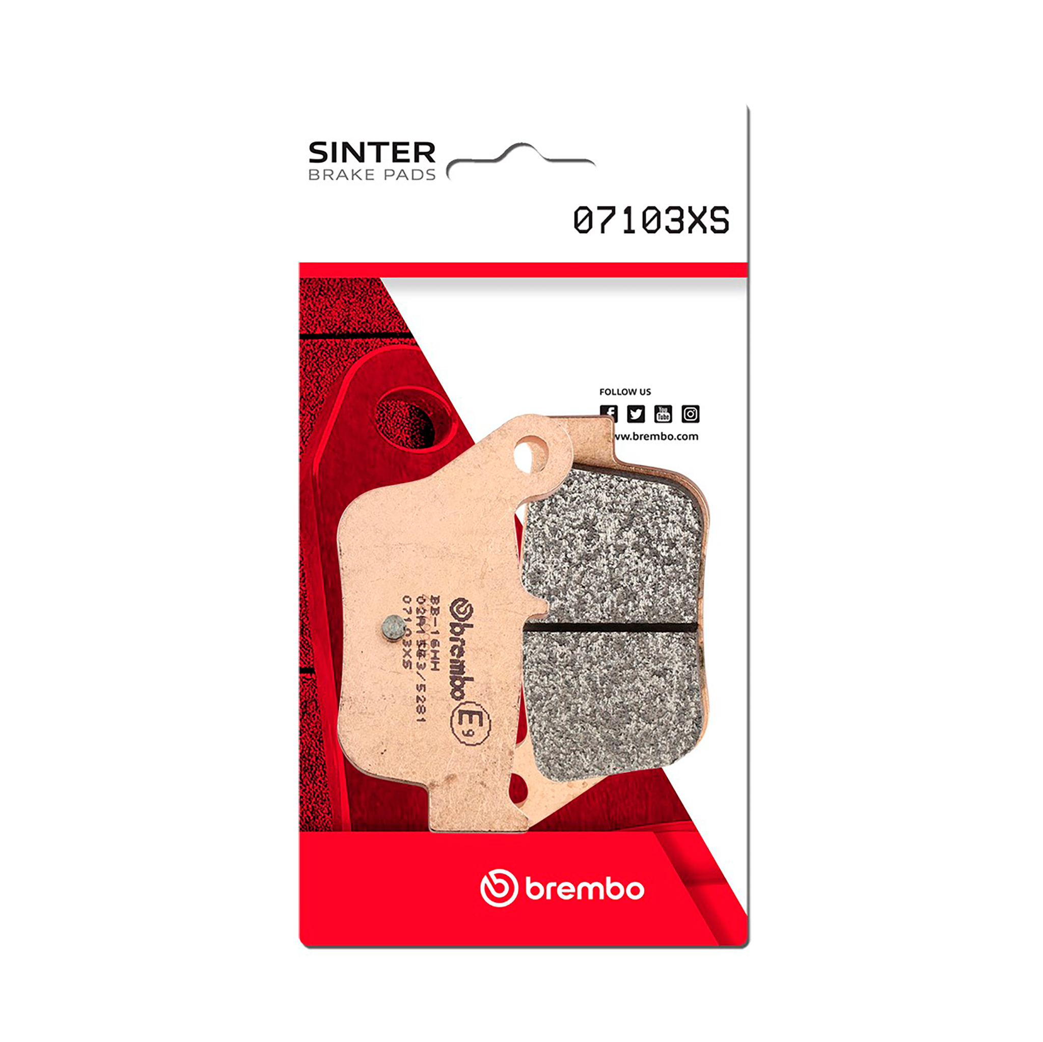 Brzdové obloženie BREMBO 07103XS