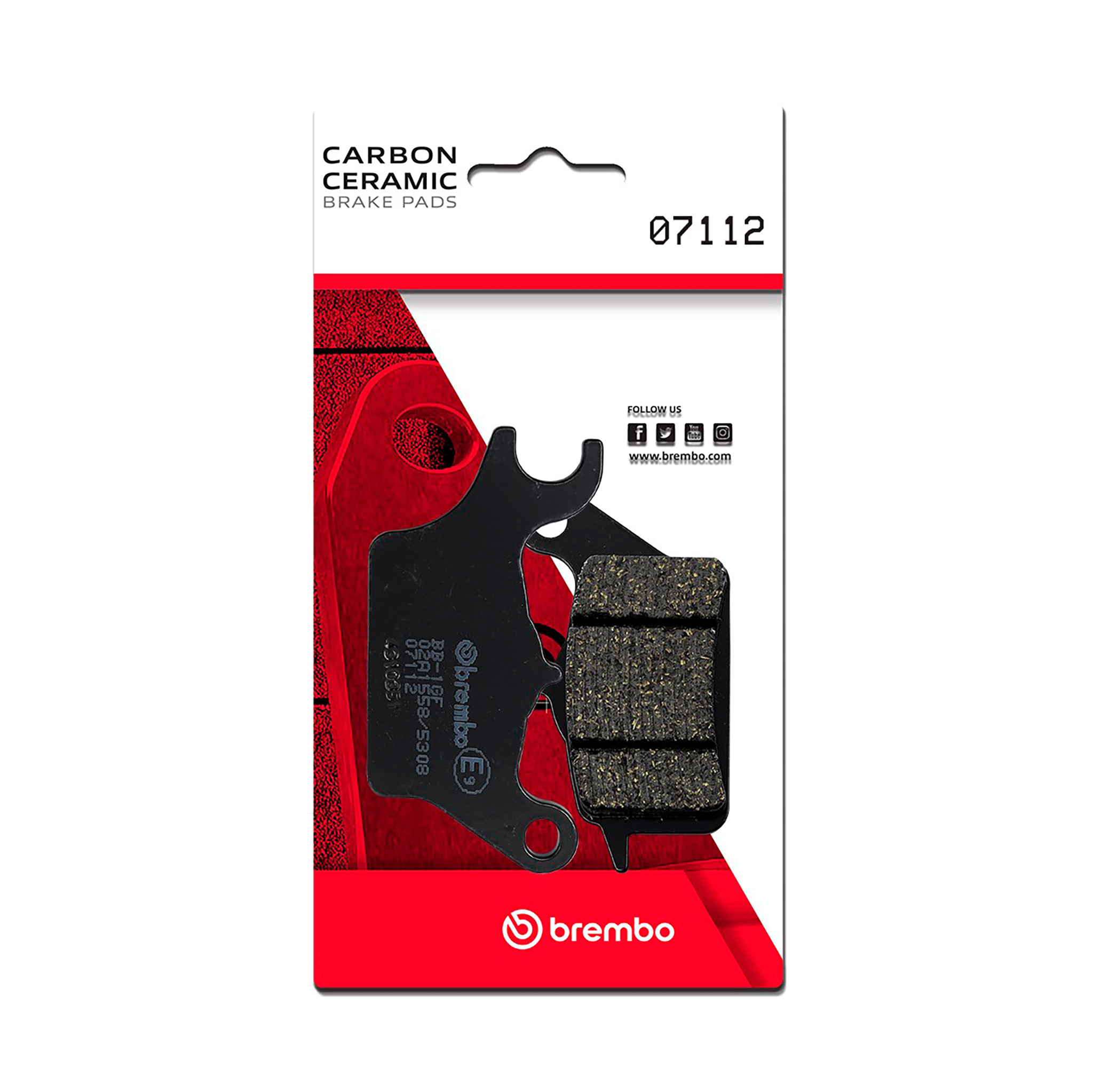Brzdové obloženie BREMBO 07112 CC SCOOTER pre YAMAHA Tricity 125 2014-2019, YAMAHA Tricity 300 2020