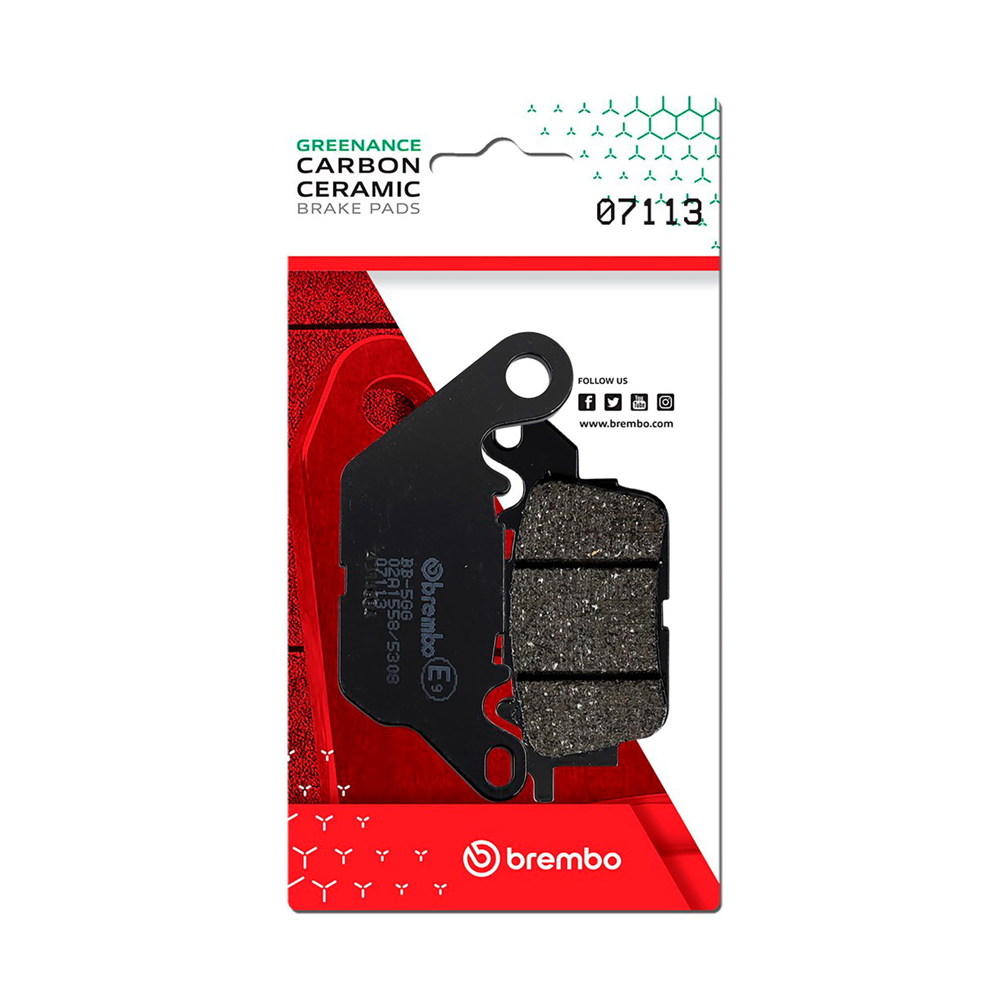 Brzdové obloženie BREMBO 07113 CC SCOOTER