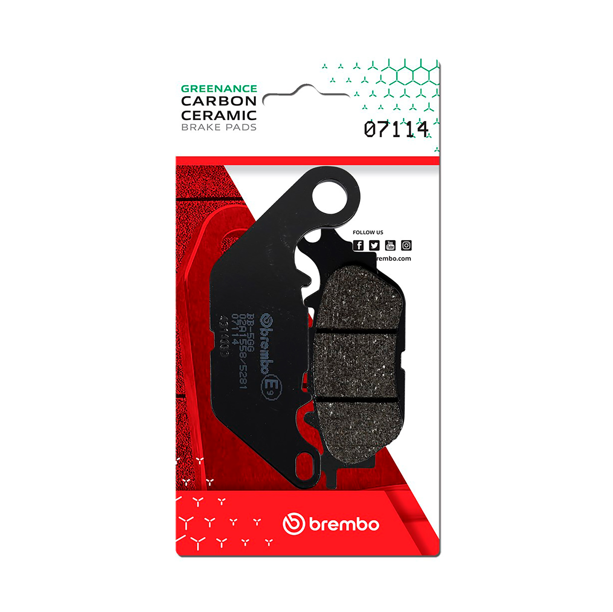 Brzdové obloženie BREMBO 07114 CC SCOOTER