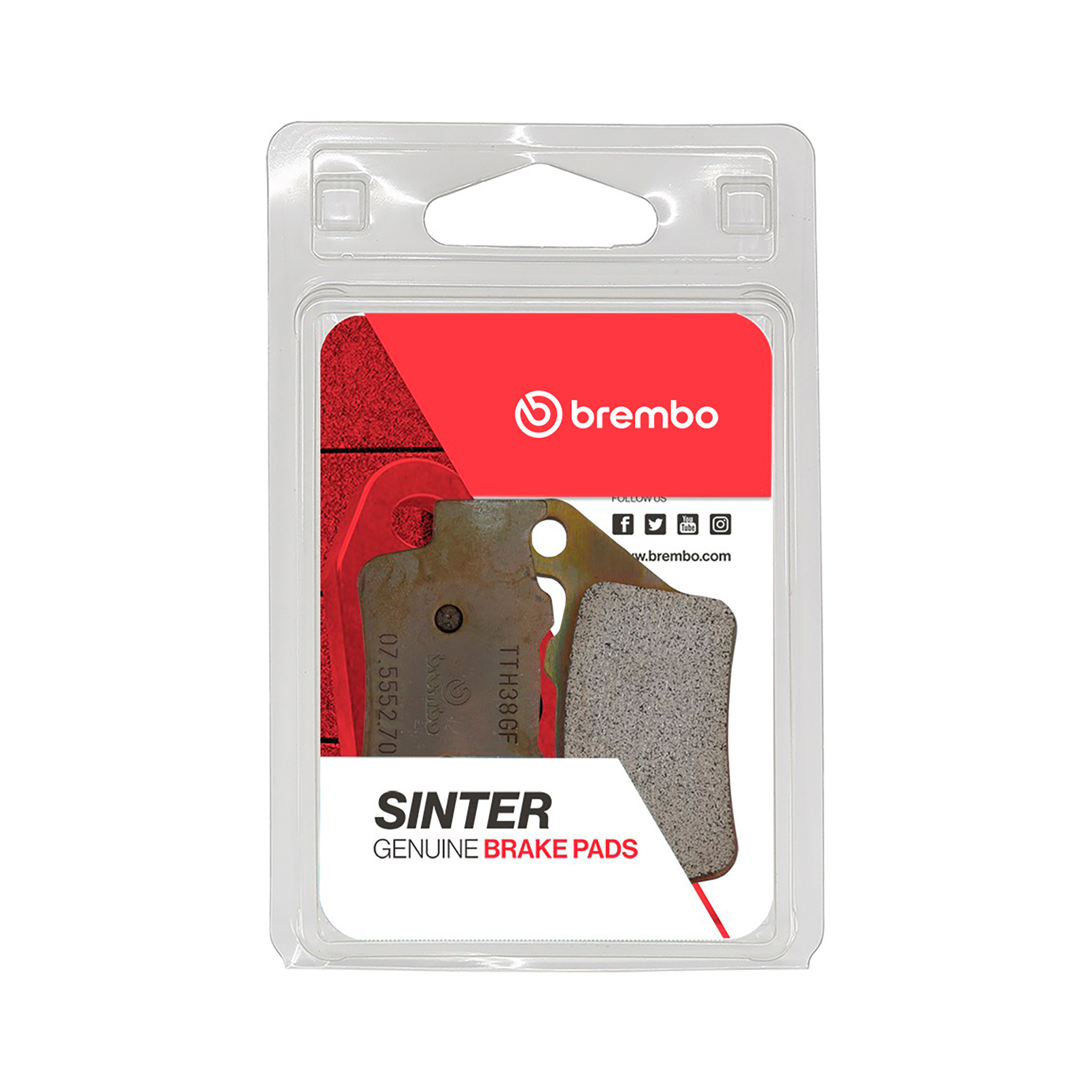 Brzdové obloženie BREMBO 07BB0265 GENUINE