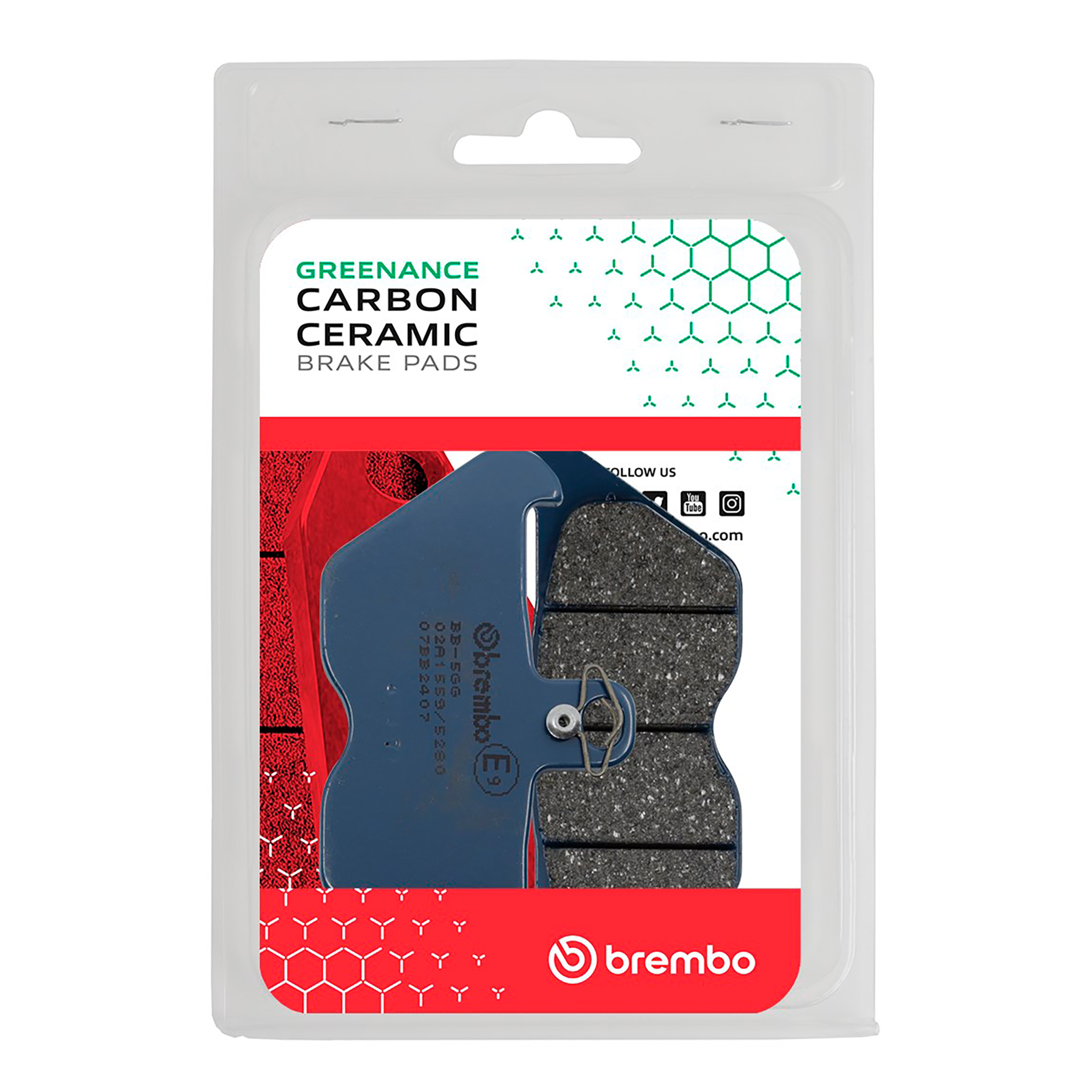 Brzdové obloženie BREMBO 07BB2407 CC ROAD