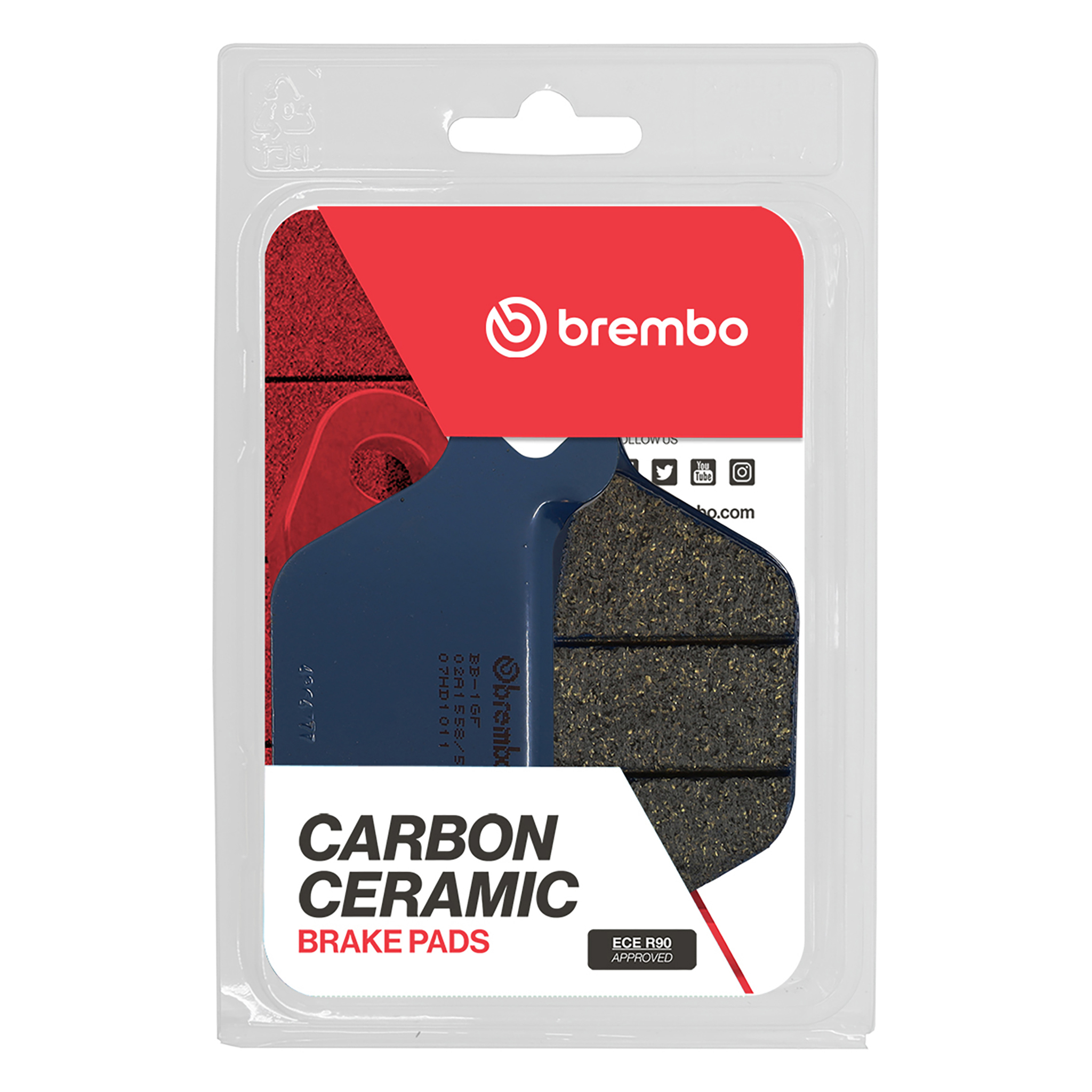 Brzdové obloženie BREMBO 07HD1011 CC ROAD