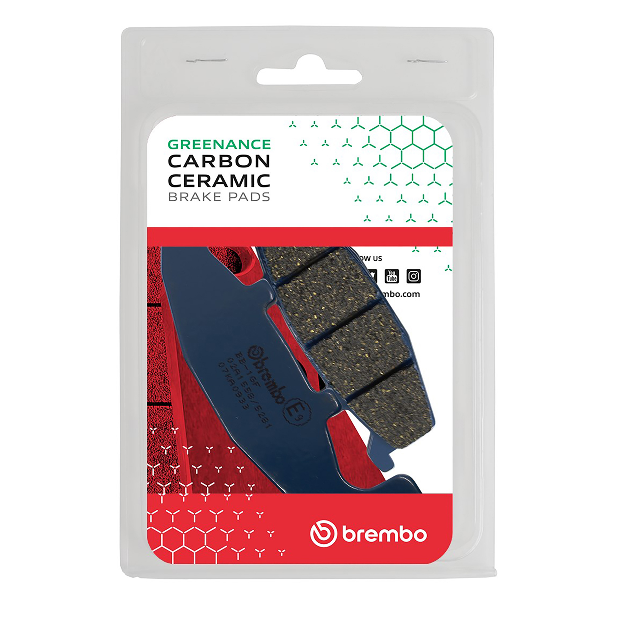 Brzdové obloženie BREMBO 07KA0933 CC ROAD