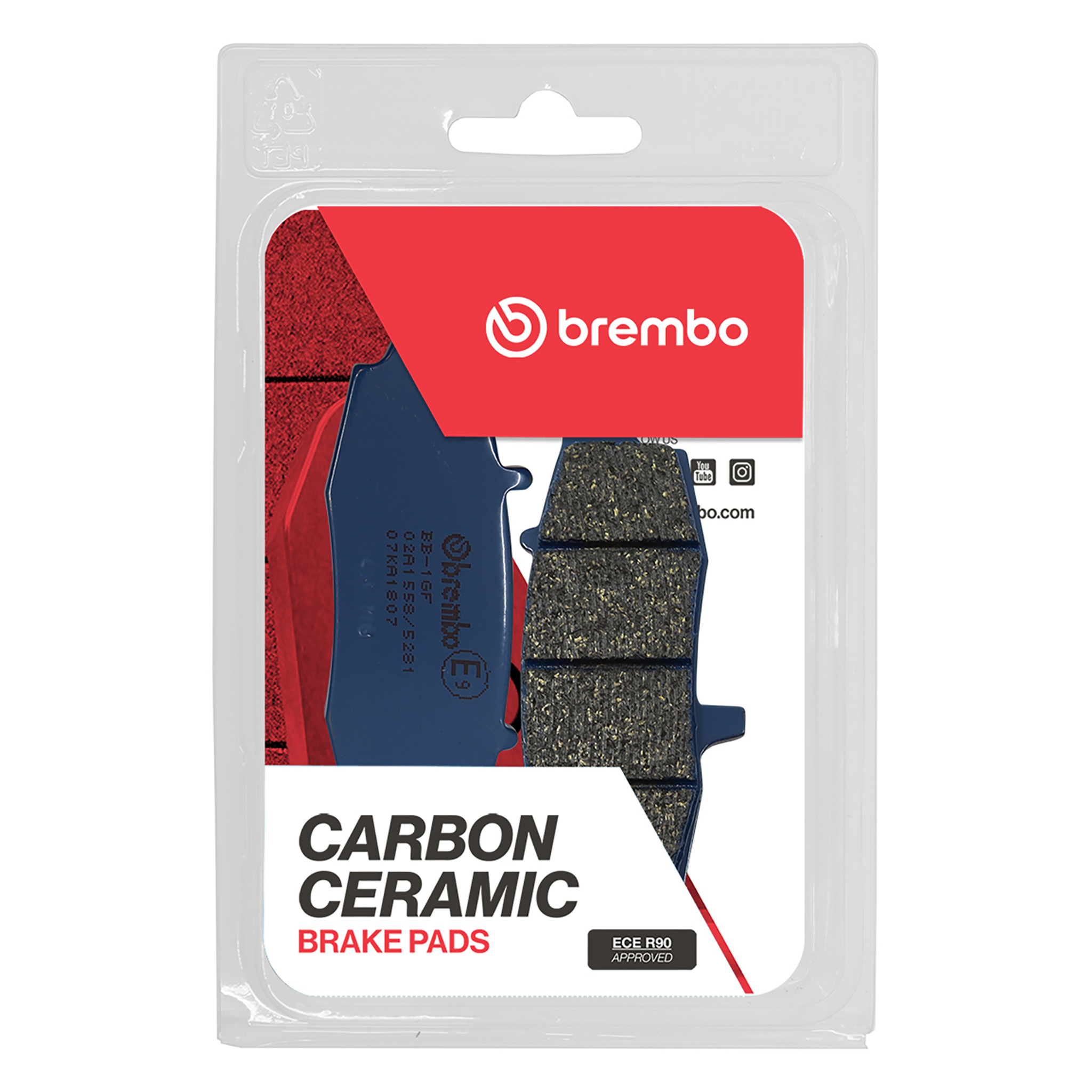 Brzdové obloženie BREMBO 07KA1807 CC ROAD