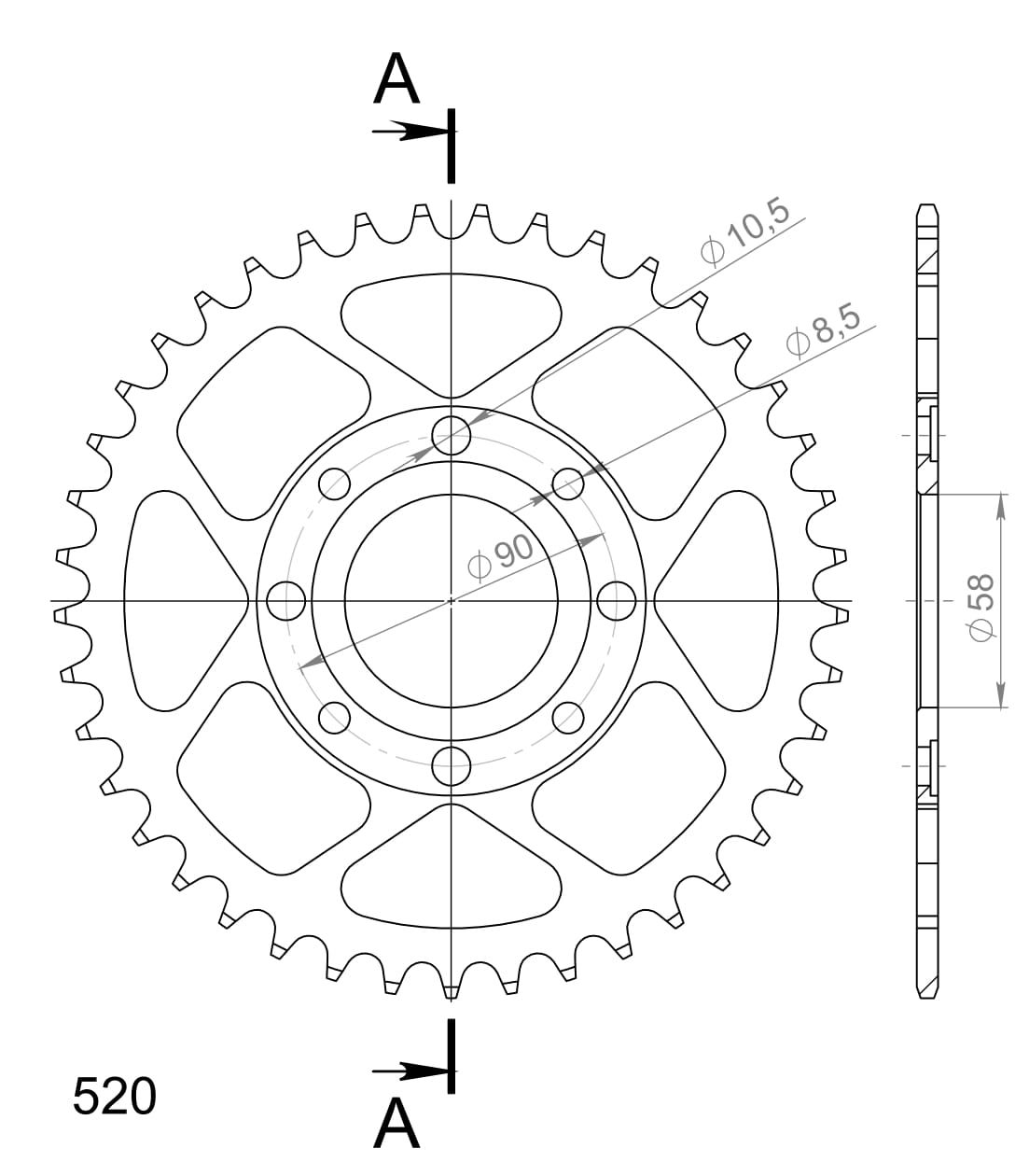 Foaie spate SUPERSPROX Negru [1]