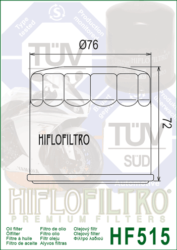 Olejový filter HIFLOFILTRO HF515