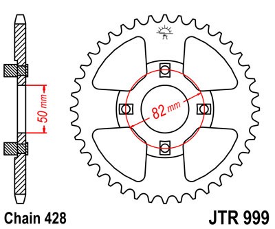 Foaie spate JT JTR 999-42 42T, 428 [1]