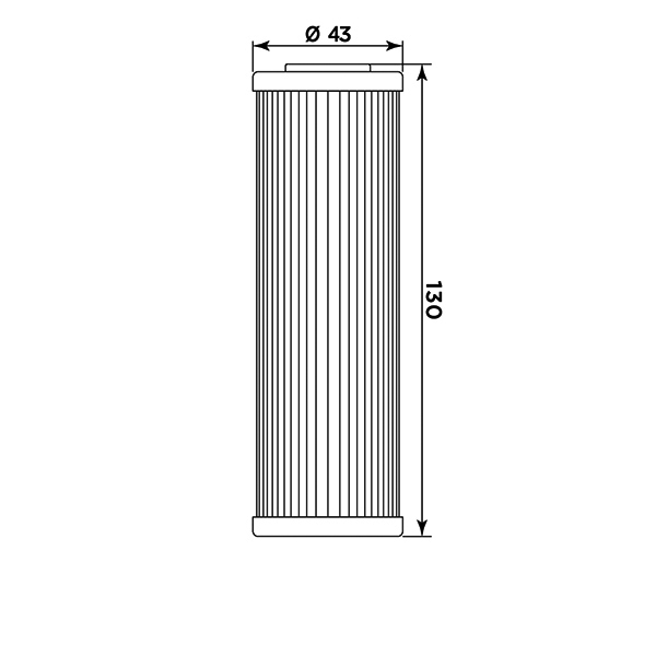 Olejový filter MIW DU6002 (alt. HF159)