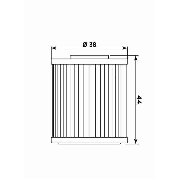 Olejový filter MIW K2015 (alt. HF207)