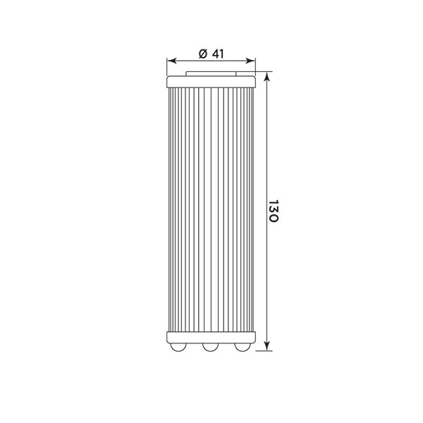 Olejový filter MIW KT8008 (alt. HF650)