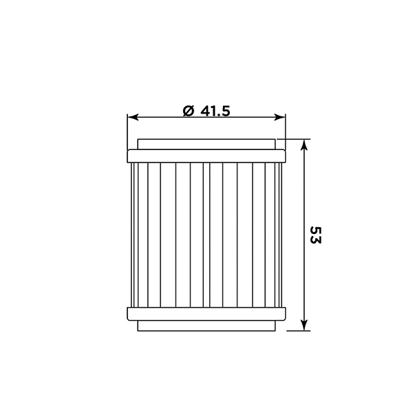 Olejový filter MIW KT8009 (alt. HF651)
