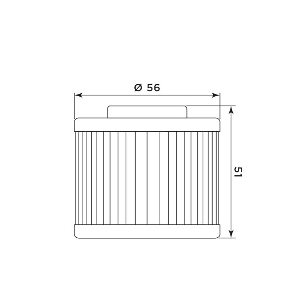 Olejový filter MIW MV21003 (alt. HF569)