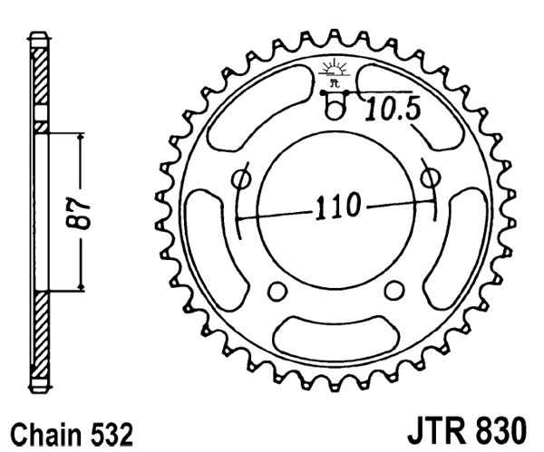 Foaie spate JT 45T, 532 [1]
