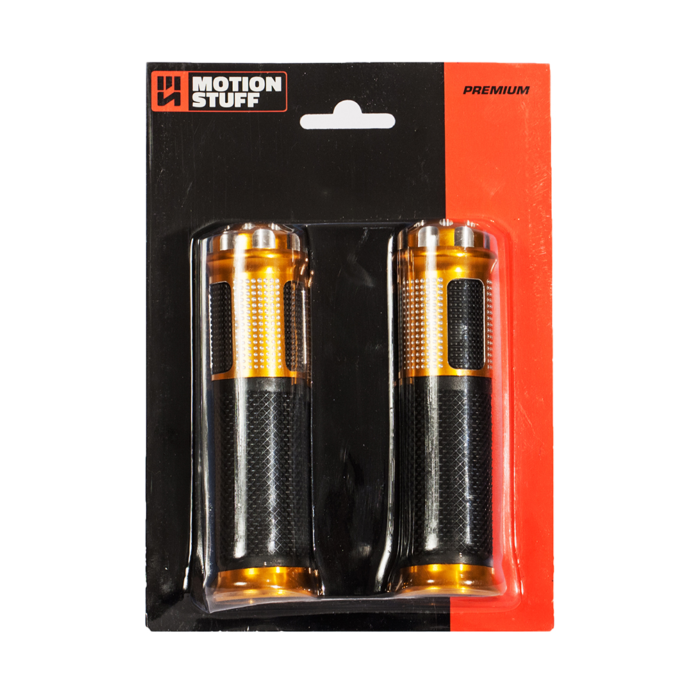 Rukoväte s kovovými časťami MOTION STUFF PREMIUM zlatá