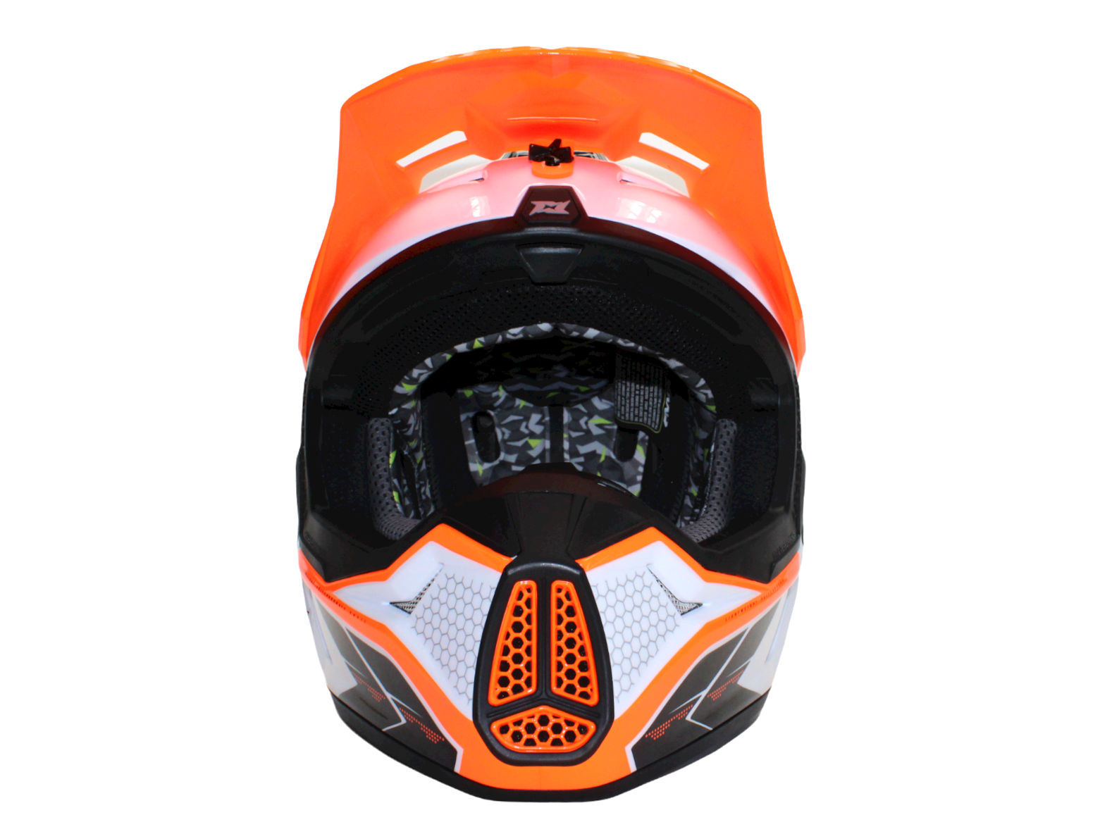 MX helmet AXXIS WOLF ABS star track a4 gloss fluor orange M [5]