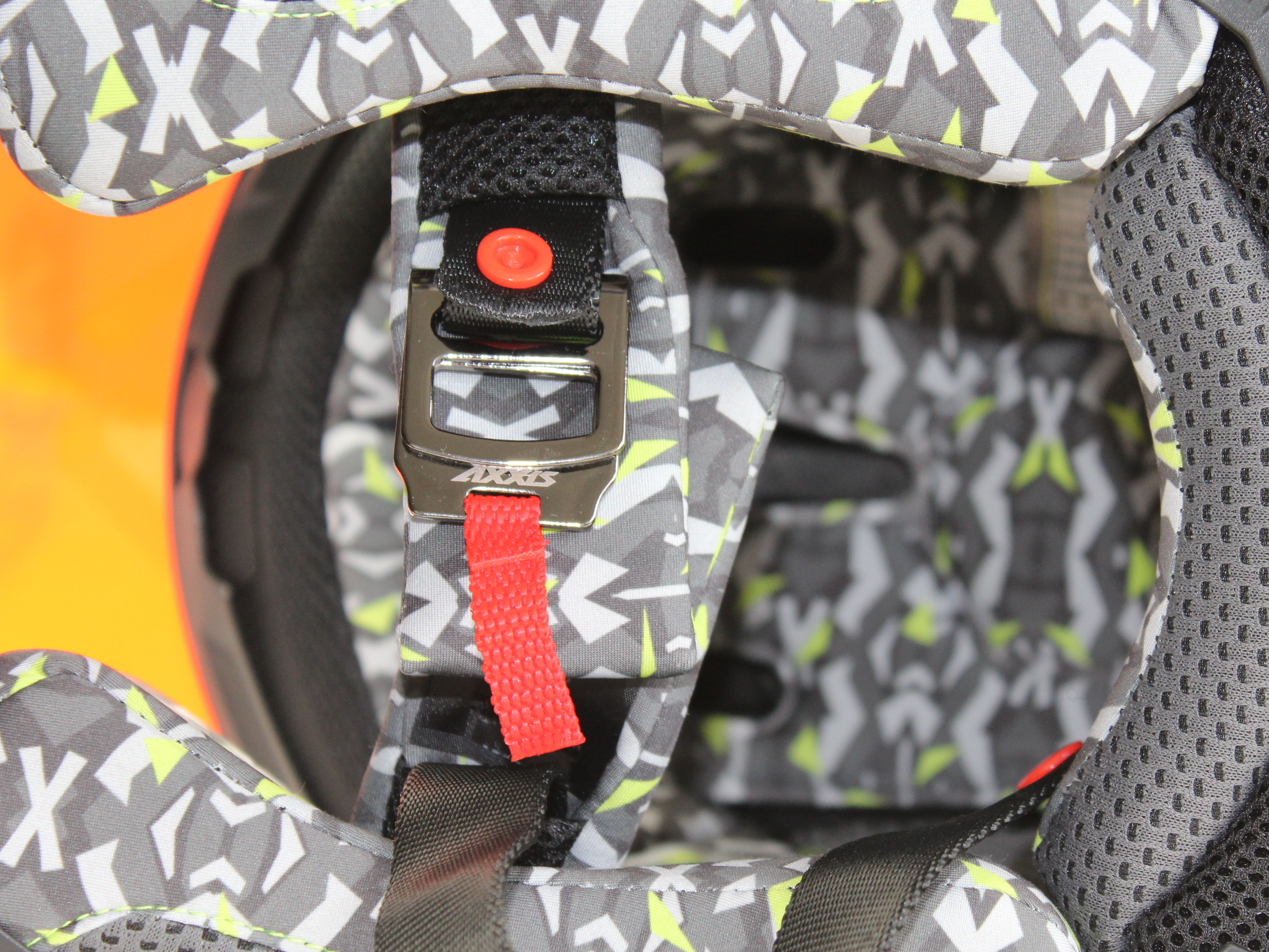 MX helmet AXXIS WOLF ABS star track a4 gloss fluor orange M [9]