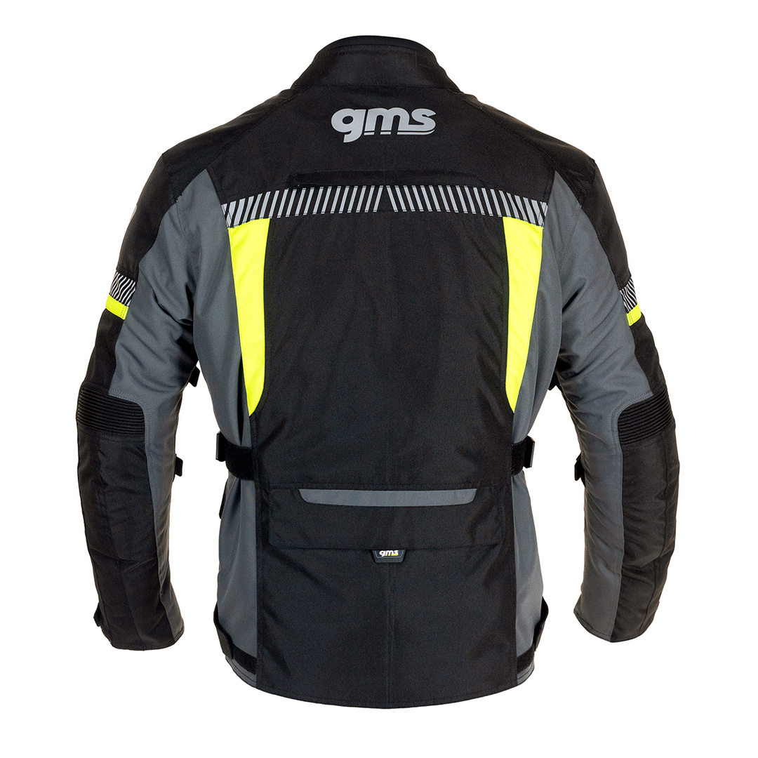 Geaca 3 in 1 touring GMS EVEREST black-anthracite-yellow M [1]