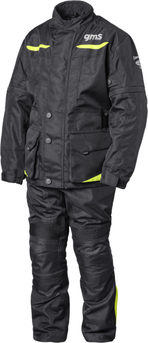 Geaca GMS Gear WP Junior black-fluo yellow 152 [3]